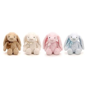 Coelho de Pelúcia com Laço Decoração Páscoa - 31cm  - Cromus - Rizzo