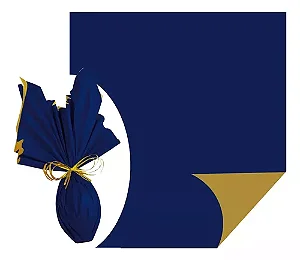 Kit 25 Folha para Ovos 69x89cm Páscoa Double Face Acetinado - Cromus - Rizzo