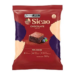 Chocolate em Pó 70% Cacau - 500g  - 1 unidade - Sicao - Rizzo