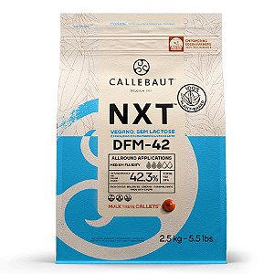 Chocolate Belga Callebaut NXT - Vegano Gotas Ao Leite sem Lactose e Glútem - 2,5 kg - 1 unidade - Rizzo