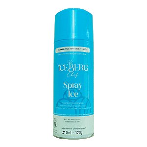 Spray Ice Congelante para Chocolate 210ml - Iceberg Rizzo Confeitaria