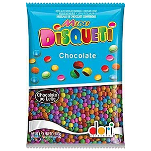 Mini Disqueti Chocolate ao Leite 500g - Dori - Rizzo