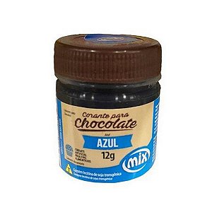 Corante em Pasta para Chocolate Azul 12g Mix