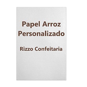 Papel Arroz Impresso A4 com 1 un. Rizzo Confeitaria