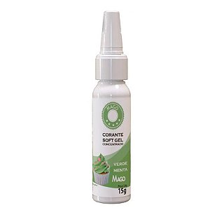 Corante SoftGel Verde Menta - 15g - 1 unidade - Mago - Rizzo