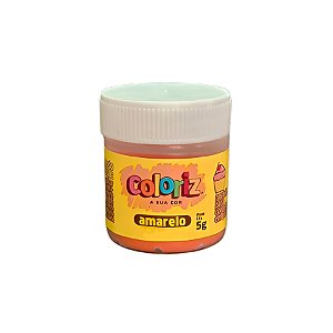 Corante em Pó Lipossolúvel Amarelo - 5g - 1 unidade - Coloriz - Rizzo