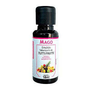 Emulsão Saborizante de Tutti Frutti 18ml - 1 unidade - Mago - Rizzo