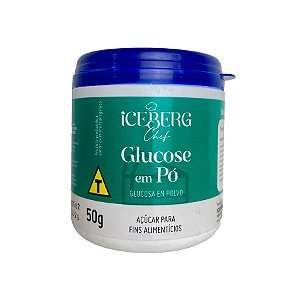 Glucose em Pó 50g - 01 unidade - Iceberg - Rizzo Confeitaria