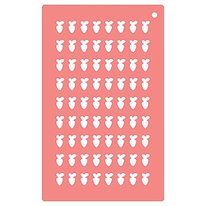 Placa para Confeitos e Sprinkles - Cenoura - Ref. 1526 - 1,8cm - 1 unidade - RR Cortadores - Rizzo