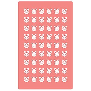 Placa para Confeitos e Sprinkles - Face Coelho - Ref. 1524 - 1,8cm - 1 unidade - RR Cortadores - Rizzo