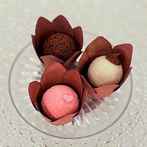 Forminha para Doces Finos - Mônaco Avelã - 50 unidades - Decora Doces - Rizzo
