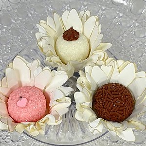 Forminha para Doces Finos - Madri Marfim - 30 unidades - Decora Doces - Rizzo