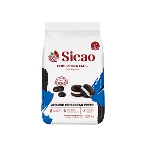 Cobertura Mais Amargo com Cacau Preto - Gotas - 1,010kg - 1 unidade - Sicao - Rizzo