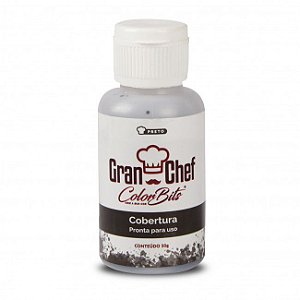 Color Bits Cobertura Preto 50g - Granchef - Rizzo Confeitaria