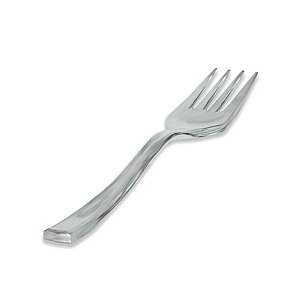 Garfo Sobremesa Premium Prata - 10 unidades - Rizzo