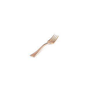 Mini Garfo Premium Rose - 20 unidades - Rizzo