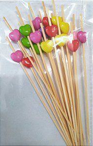 Palito em Bambu para petiscos - 20 unidades - Ref. HA016 - 12 cm - Rizzo
