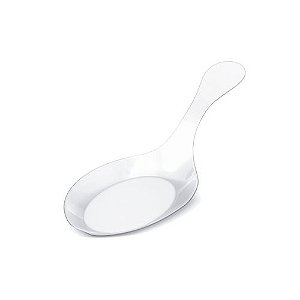 Colher Indiana Transparente - 24 unidades - 10 cm - Rizzo
