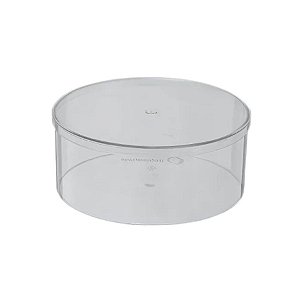 Caixa Acrilica Transparente Redonda - 12cm - 1 unidade - Rizzo