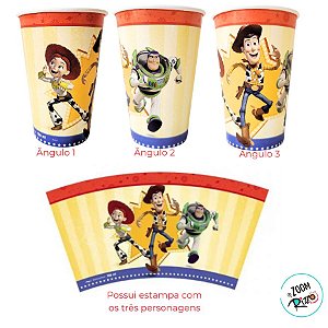 Copo de Papel - Toy Story - 180ml - 8 unidades - Regina - Rizzo