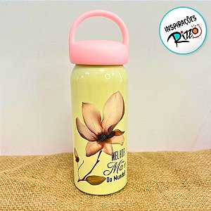 Garrafa de Alumínio - Melhor Mãe do Mundo - 600ml - 1 unidade - Rizzo