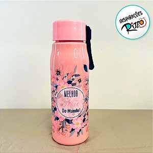 Garrafa Squeeze - Melhor Mãe do Mundo - 500ml - 1 unidade - Rizzo