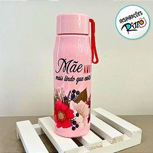 Garrafa Squeeze - Mãe Amor Mais Lindo que Existe - 500ml  - 1 unidade - Rizzo