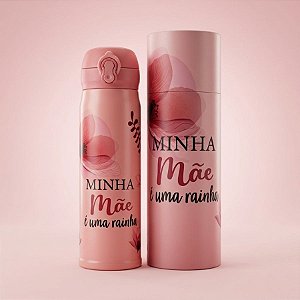 Garrafa Térmica - Minha Mãe é Uma Rainha - 400ml - 1 unidade - Rizzo