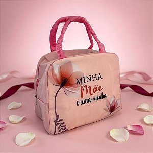 Bolsa Térmica Rosa - Minha Mãe é Uma Rainha - 22x12x18,5cm - 1 unidade - Rizzo
