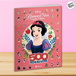 500 Adesivos Branca de Neve e Sete Anões - 1 unidade - Disney Original - Rizzo