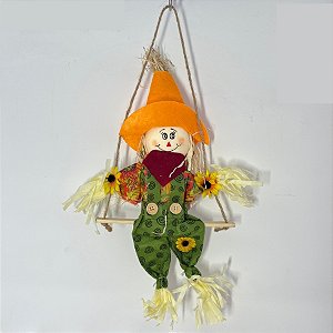 Enfeite Para Pendurar Espantalho No Balanço De Festa Junina - 25x35cm - 1 unidade - Rizzo
