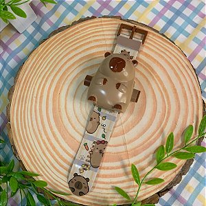 Relógio De Pulso De Capivara - 21cm - 1 unidade - Rizzo