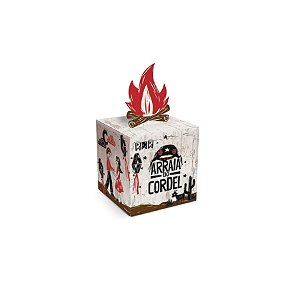 Caixa Pop Up - De Festa Junina Cordel P - 7x7x7cm - 10 unidades - Cromus - Rizzo