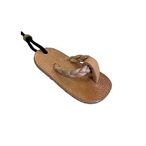 Chaveiro Lembrancinha Sandalha De Couro - Modelo 3 - Sortido - 5cm - 1 unidade - Rizzo