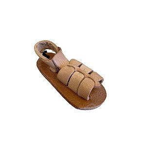 Chaveiro Lembrancinha Sandalha De Couro - Modelo 2 - Sortido - 5cm - 1 unidade - Rizzo