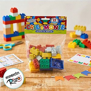 Brinquedo Blocos de Montar - 22 unidades - Rizzo
