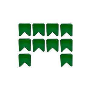Caixinha Lembrancinha - Bandeirinha Verde - 5,5x5,5x3cm - 10 unidades - Rizzo