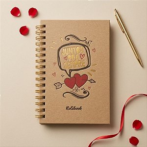 Bloco para Anotação "Juntos Para Sempre" - 80 Folhas - 9,5x14,5cm - 1 unidade - Rizzo