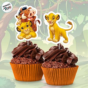 Pick para Doces - Rei Leão - 8 unidades - Disney Original - Rizzo