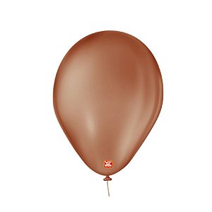 Balão de Festa Látex Liso - Café Brasil - 1 unidade - São Roque - Rizzo