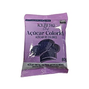 Açúcar Cristal Roxo - 80g - 1 unidade - Iceberg - Rizzo
