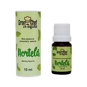 Óleo Essencial Alimentício Natural Hortelã 10ml GranChef