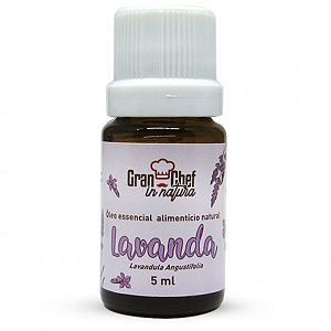 Óleo Essencial Alimentício Natural Lavanda 5ml GranChef