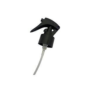 Válvula Spray Gatilho - Preta - Rosca 28/410 - 15cm - 1 unidade - Rizzo