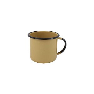 Caneca Esmaltada 06 - Marrom - 160ml - 6x6cm - 1 unidade - Rizzo