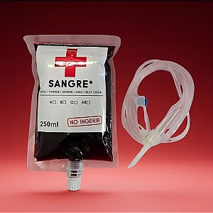 Adereço Halloween - Bolsa De Sangue - 250ml - 1 unidade - Rizzo