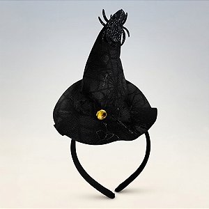 Tiara Halloween - Chapéu Com Laço - 24cm - 1 unidade - Rizzo
