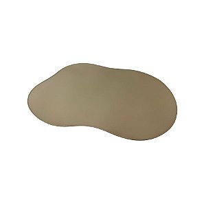 Bandeja Mesa Orgânica Com Pé - Nude - 20x30cm - 1 unidade - Rizzo