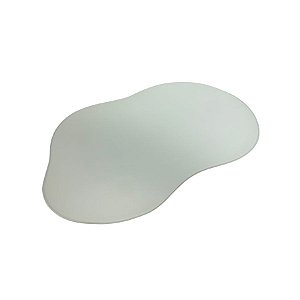 Bandeja Mesa Orgânica Com Pé - Branco - 20x30cm - 1 unidade - Rizzo
