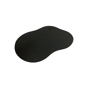 Bandeja Mesa Orgânica Com Pé - Preto - 20x30cm - 1 unidade - Rizzo
